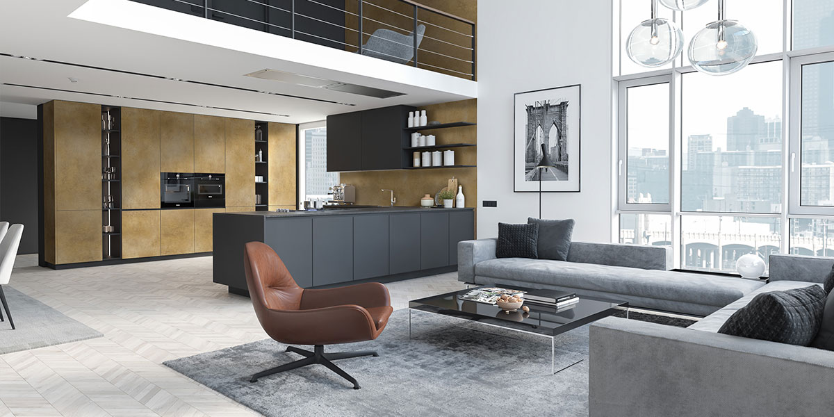 Referenz: modern gestalteter Wohnraum